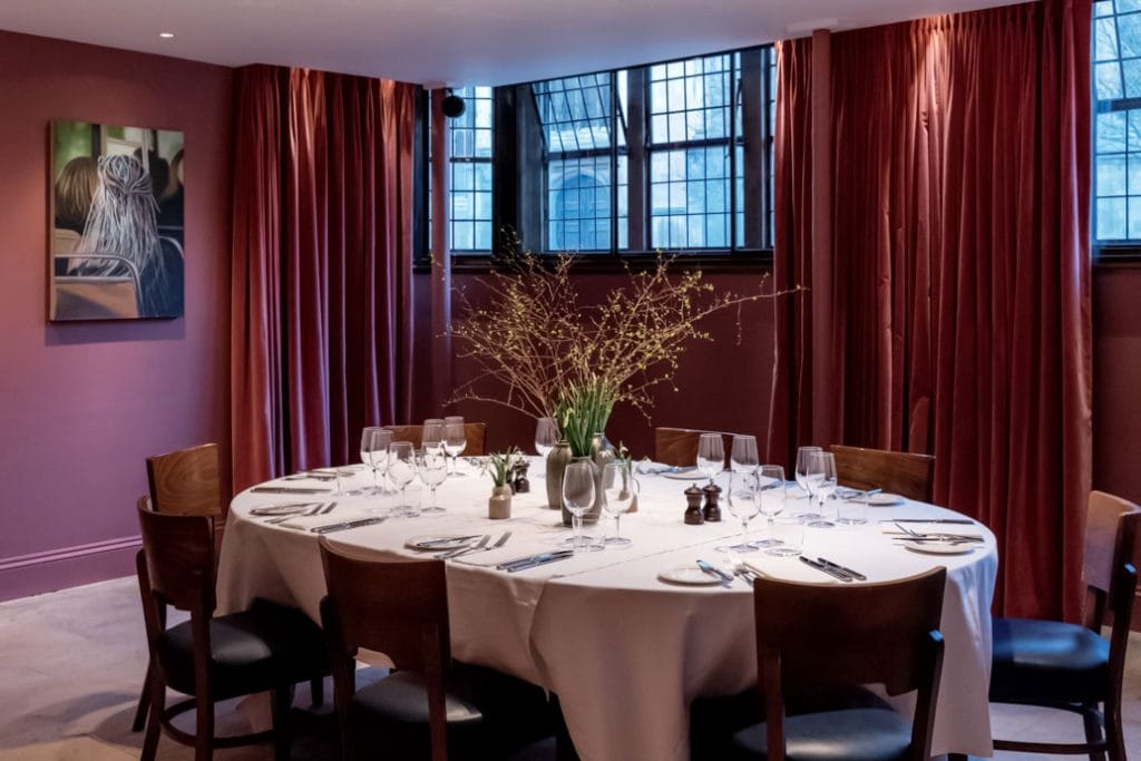 2016 - Quod Restaurant & Bar - Oxford - Red Room Private Dining