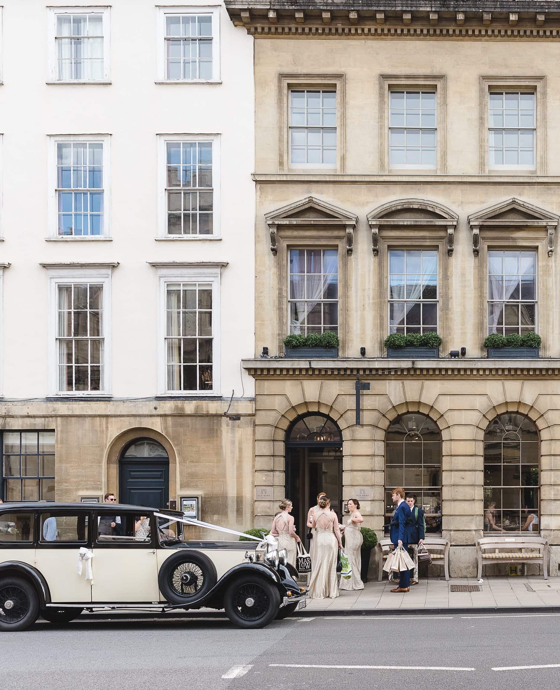 278-2021-Old-Bank-Hotel-Oxford-High-Res-Rebecca-Adam-Wedding-Facade-Building-Exterior-Vintage-Car-Web-Hero-aspect-ratio-1856-2285
